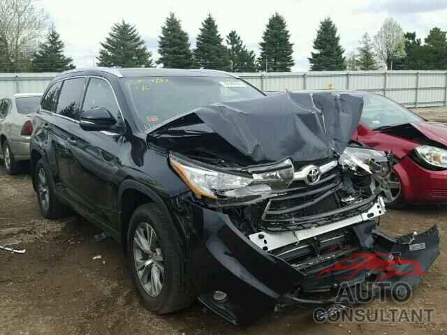 TOYOTA HIGHLANDER 2015 - 5TDJKRFH3FS125158