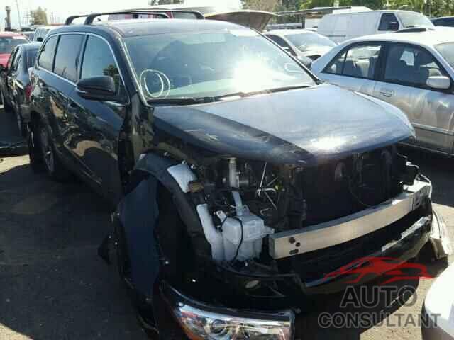 TOYOTA HIGHLANDER 2016 - 5TDZKRFH8GS164669