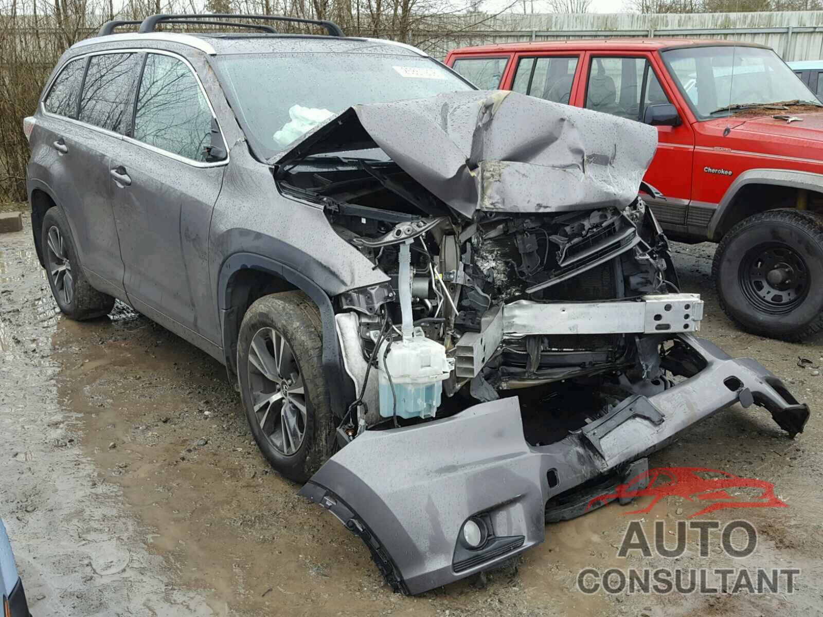 TOYOTA HIGHLANDER 2016 - 5TDJKRFH8GS265529
