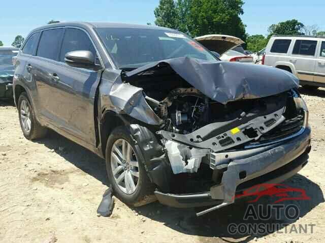 TOYOTA HIGHLANDER 2016 - 5TDZARFH7GS017374