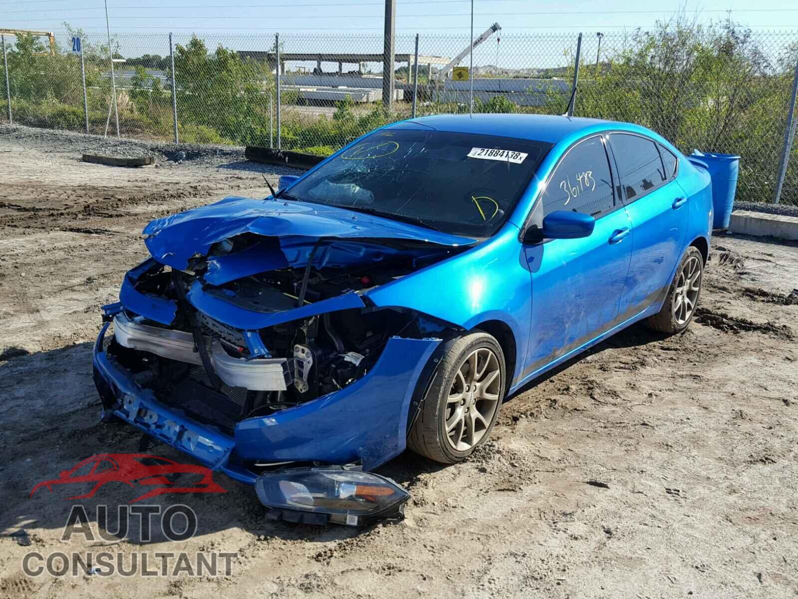 DODGE DART 2015 - 1C3CDFBB8FD182037