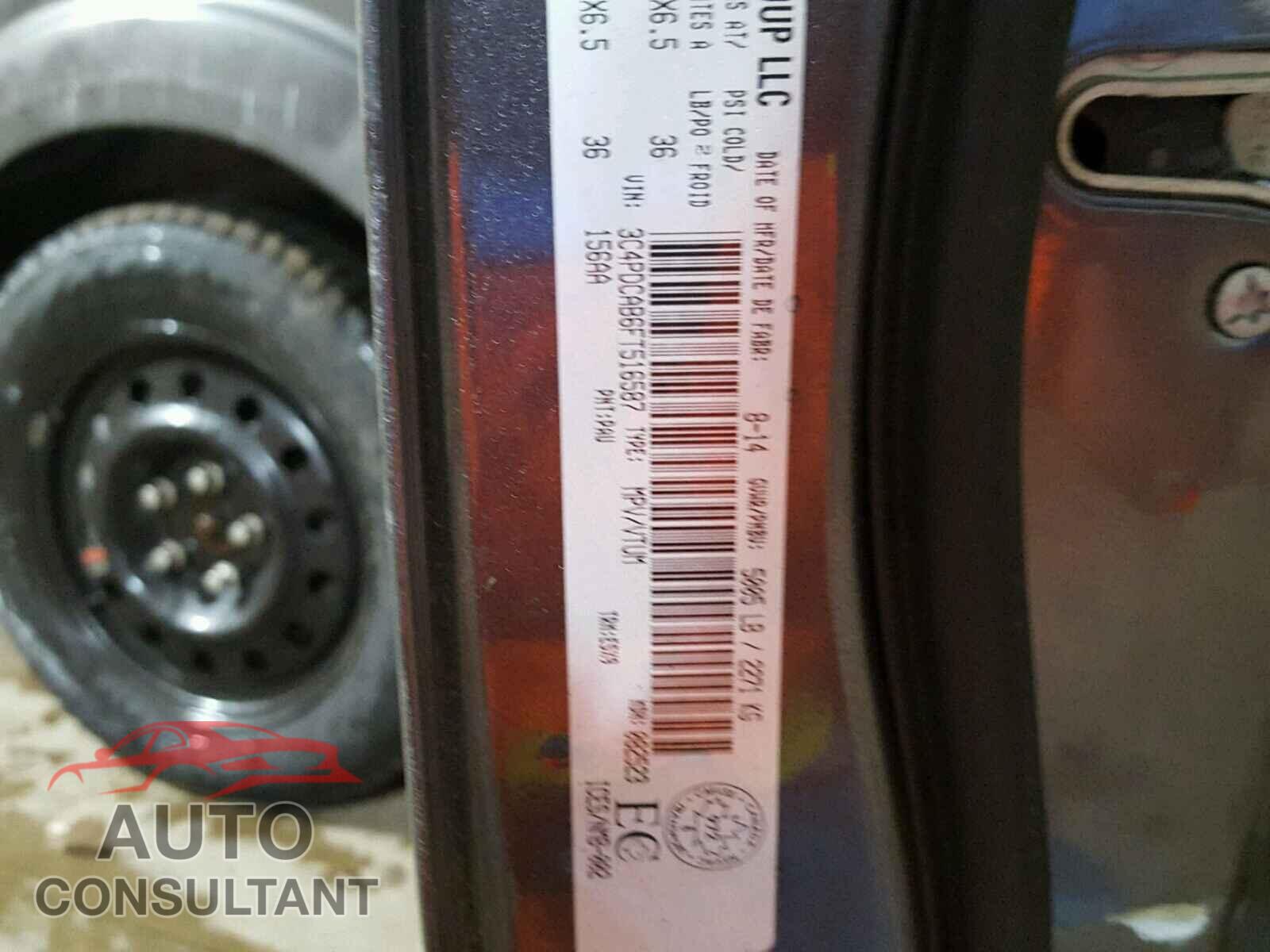 DODGE JOURNEY 2015 - 3C4PDCAB6FT516587