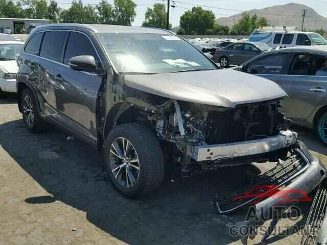 TOYOTA HIGHLANDER 2016 - 5TDJKRFH7GS314784