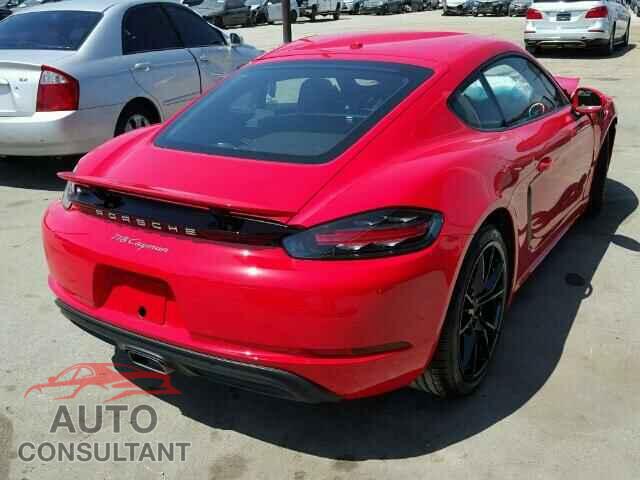 PORSCHE CAYMAN 2017 - WP0AA2A81HS270159