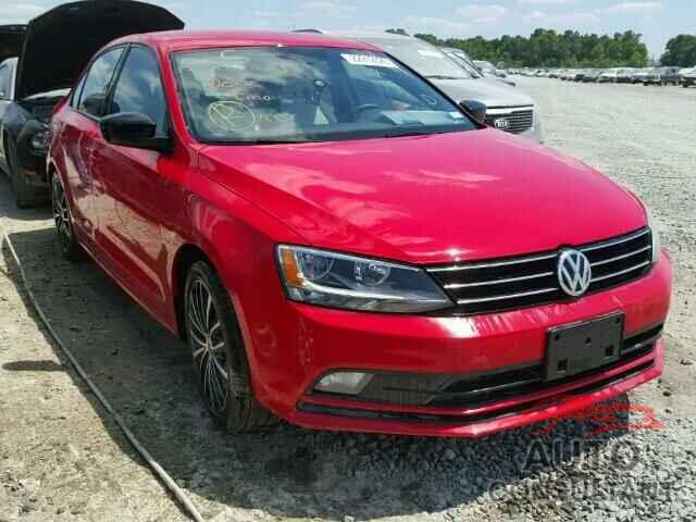 VOLKSWAGEN JETTA 2016 - 3VWD17AJ3GM302529