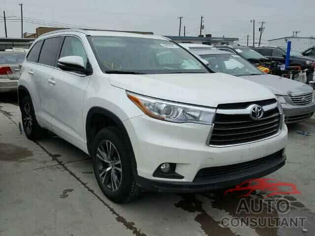 TOYOTA HIGHLANDER 2016 - 5TDKKRFH6GS130683