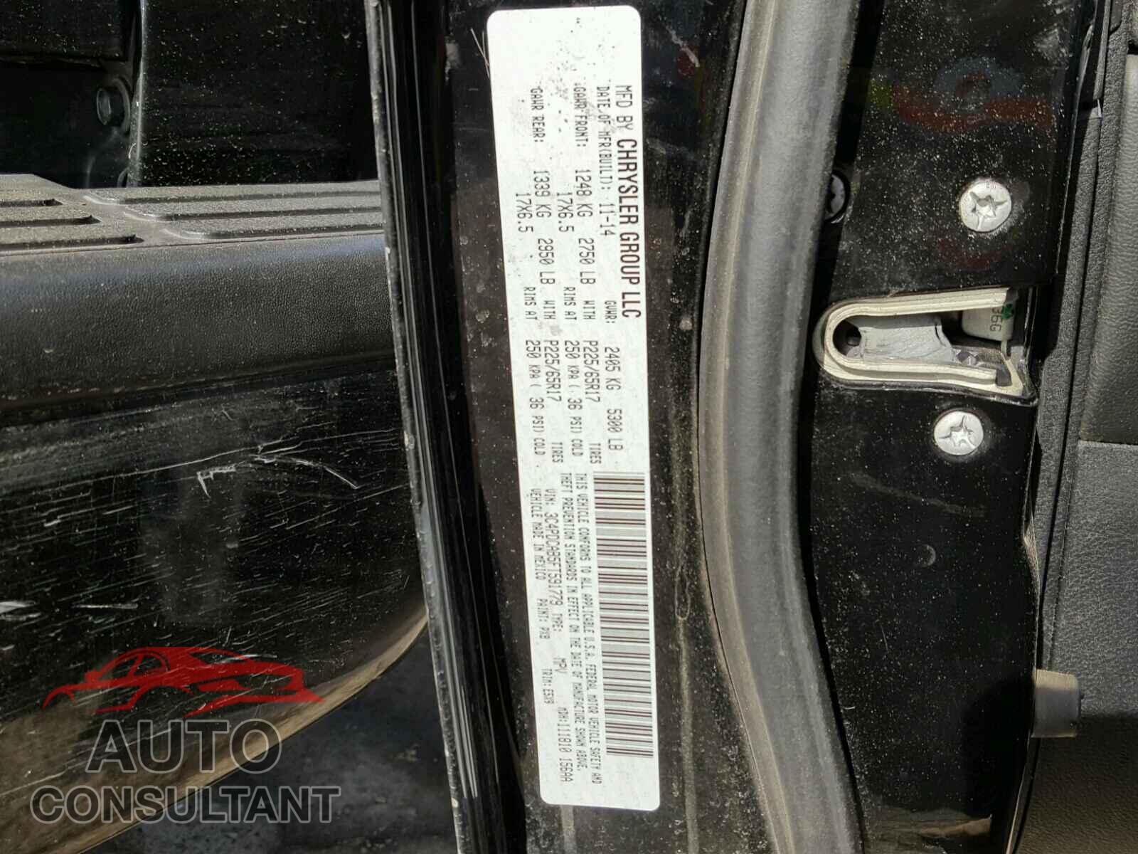 DODGE JOURNEY 2015 - 3C4PDCAB5FT591779