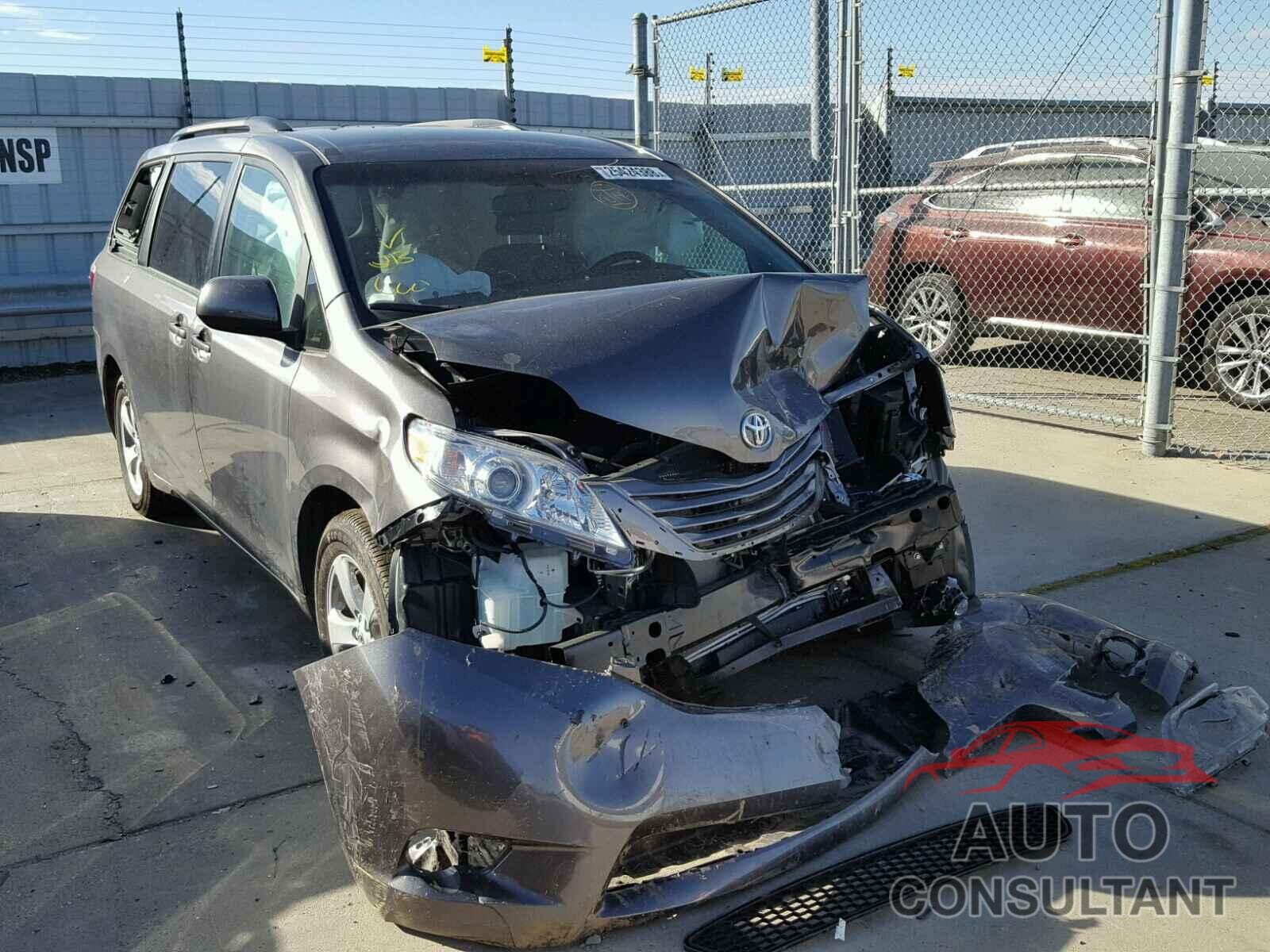 TOYOTA SIENNA 2017 - 5TDKZ3DC6HS857288