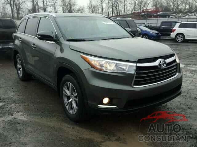 TOYOTA HIGHLANDER 2015 - 5TDJKRFH5FS123251