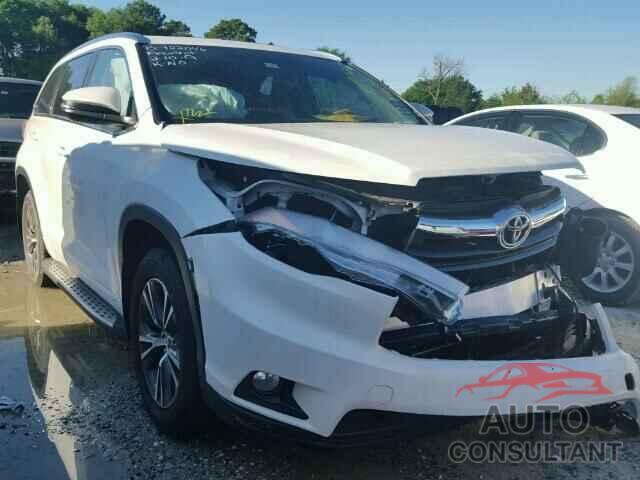 TOYOTA HIGHLANDER 2016 - 5TDKKRFHXGS181250