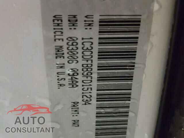 DODGE DART 2015 - 1C3CDFBB9FD151234