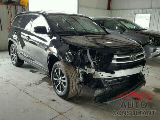 TOYOTA HIGHLANDER 2017 - 5TDJZRFH4HS389732