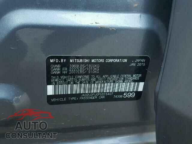 MITSUBISHI LANCER 2015 - JA32U2FU0FU015407