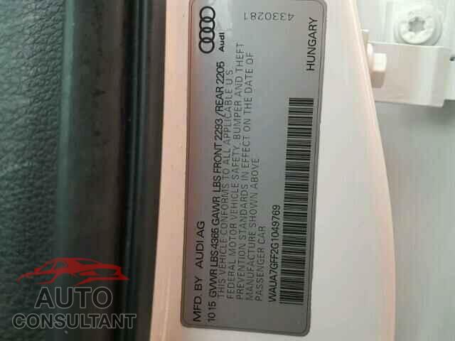 AUDI A3 2016 - WAUA7GFF2G1049769