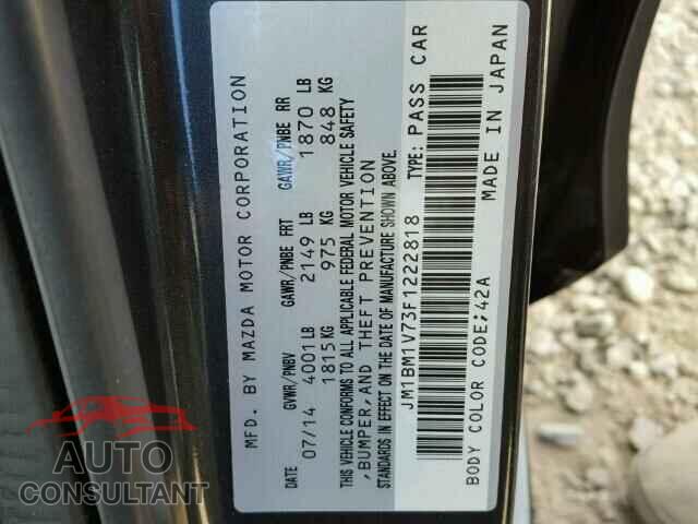 MAZDA 3 2015 - JM1BM1V73F1222818