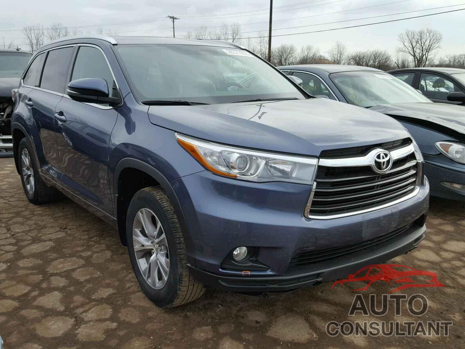 TOYOTA HIGHLANDER 2015 - 5TDJKRFH4FS155480