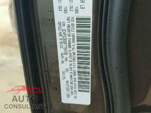 DODGE JOURNEY 2015 - 3C4PDCBG8FT754726