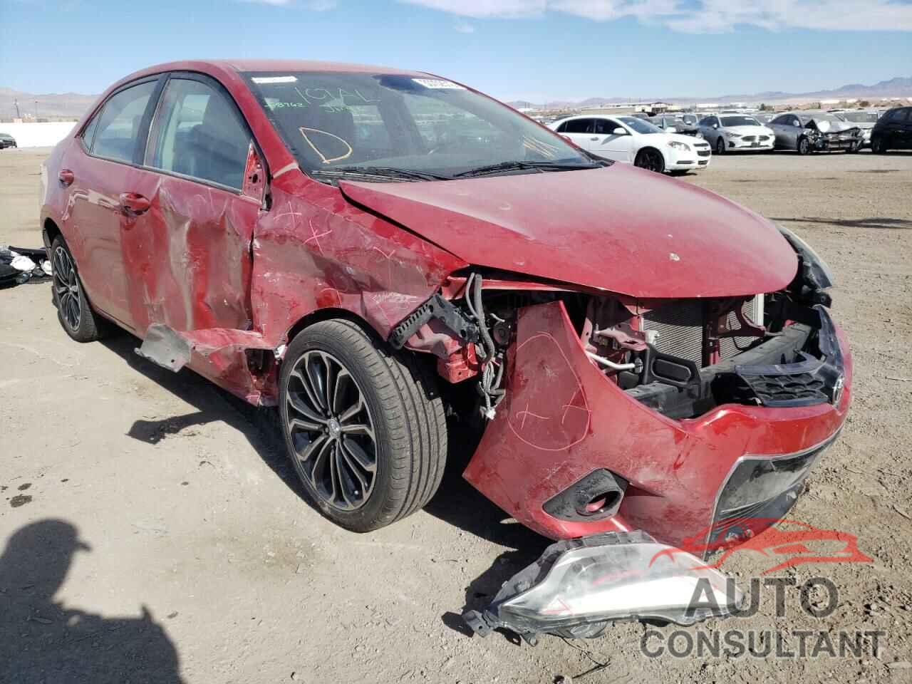 TOYOTA COROLLA 2016 - 2T1BURHE3GC638762