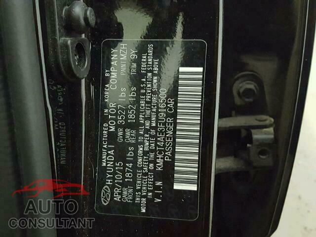 HYUNDAI ACCENT 2015 - KMHCT4AE3FU916500