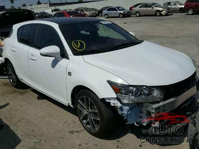 LEXUS CT 200 2016 - JTHKD5BH8G2257823