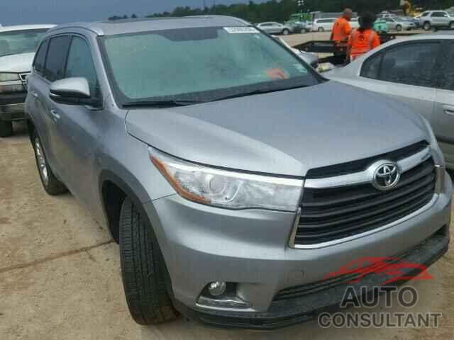 TOYOTA HIGHLANDER 2016 - 5TDYKRFH9GS141218