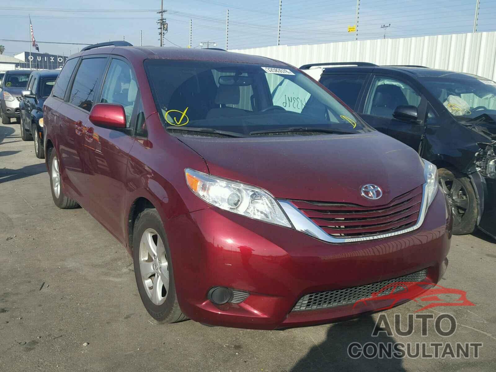 TOYOTA SIENNA 2016 - 5TDKK3DC1GS725493