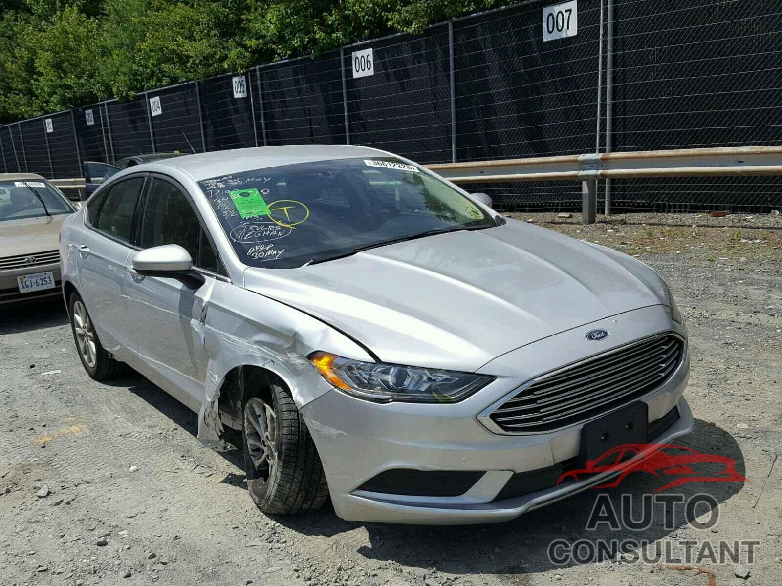 FORD FUSION 2017 - 3FA6P0HDXHR212533