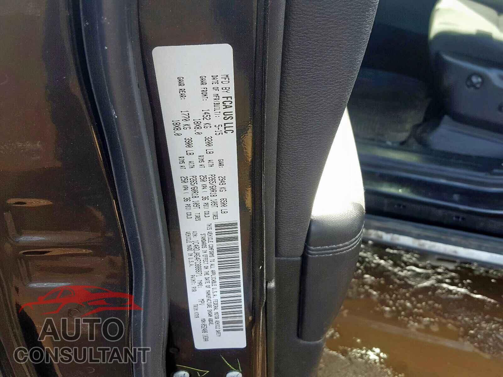 DODGE DURANGO 2015 - JF2GTHNC2M8352268