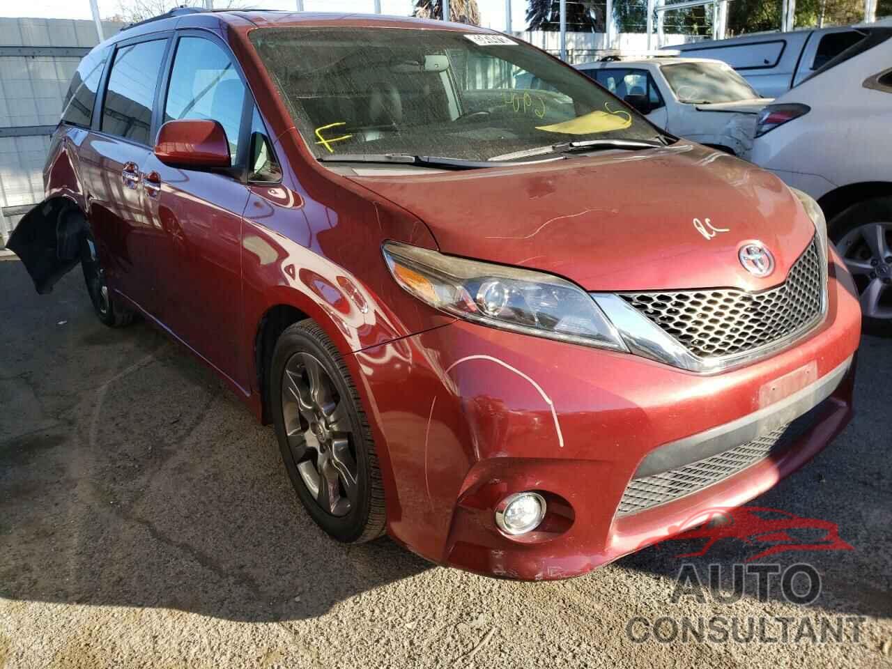 TOYOTA SIENNA 2016 - 5TDXK3DC0GS750763