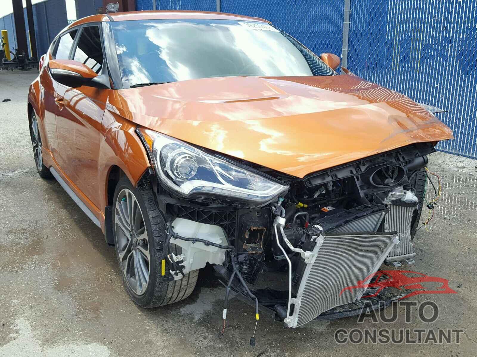 HYUNDAI VELOSTER 2016 - KMHTC6AE9GU280985