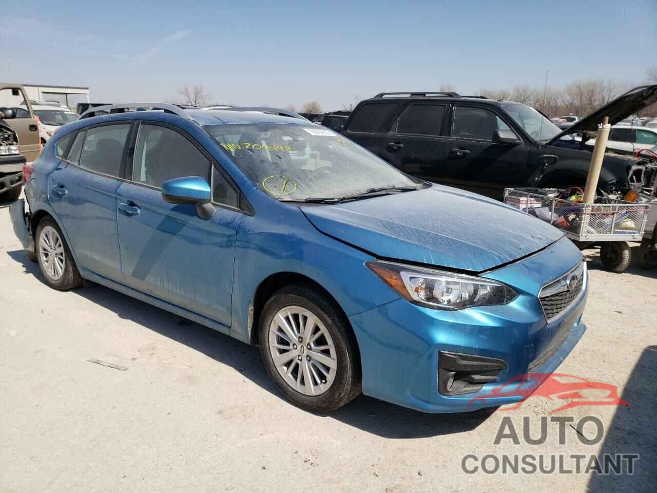 SUBARU IMPREZA 2018 - 4S3GTAD65J3709498