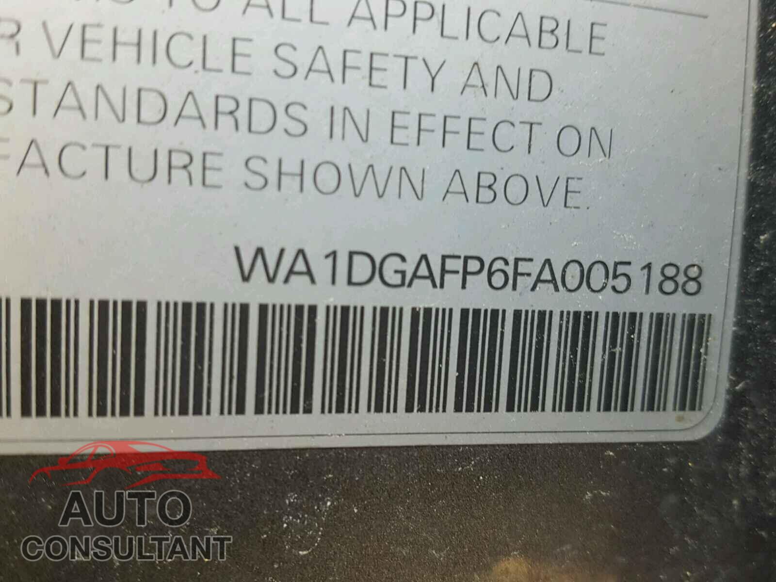 AUDI Q5 2015 - WA1DGAFP6FA005188