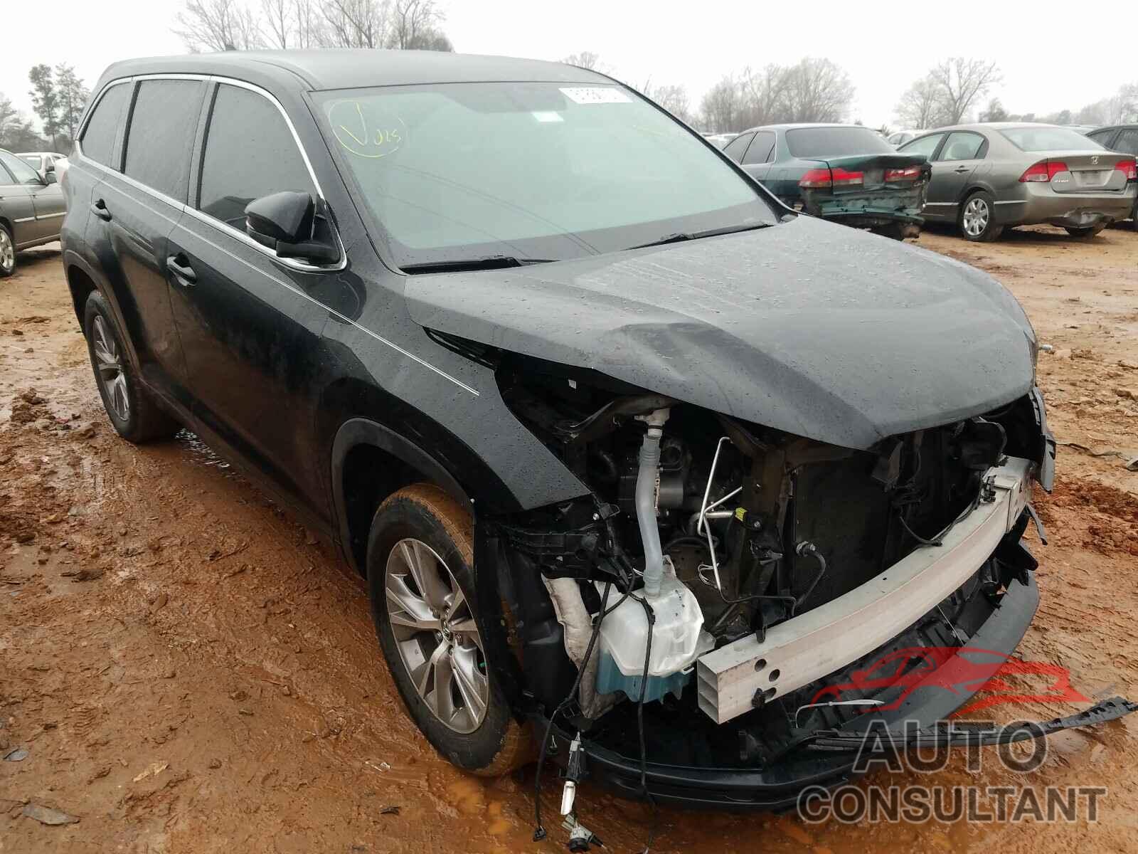 TOYOTA HIGHLANDER 2016 - 5TDZKRFH1GS186741
