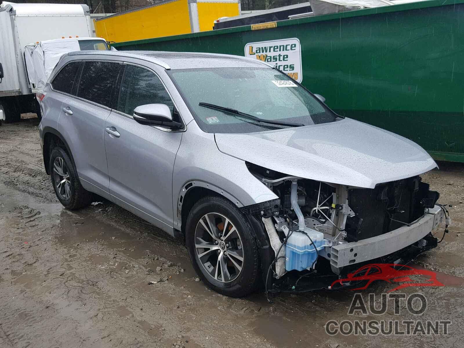 TOYOTA HIGHLANDER 2016 - 5TDJKRFH6GS241908