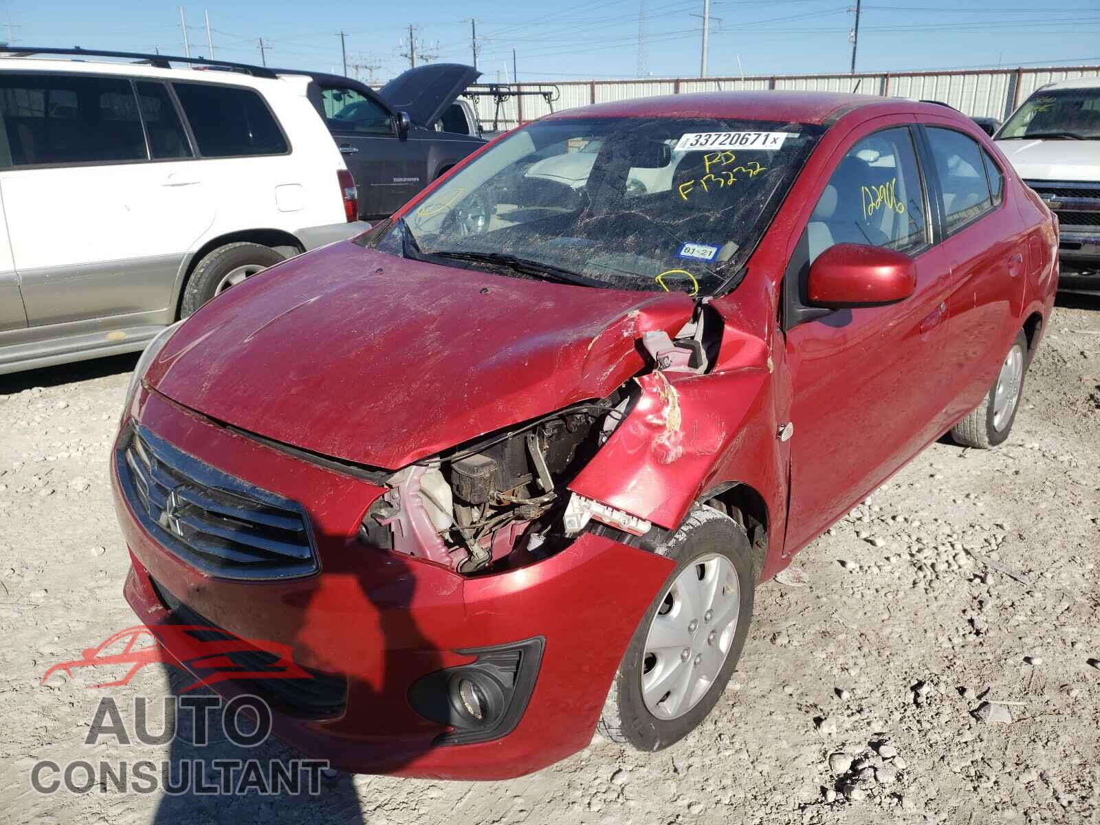 MITSUBISHI MIRAGE 2017 - ML32F3FJ4HHF13232