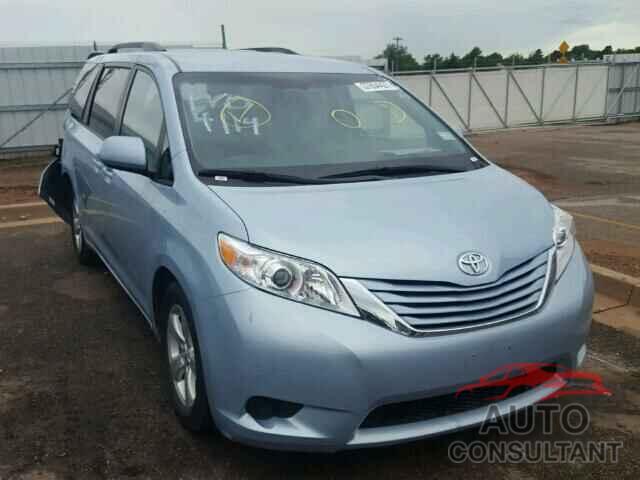 TOYOTA SIENNA 2016 - 5TDKK3DC0GS738302