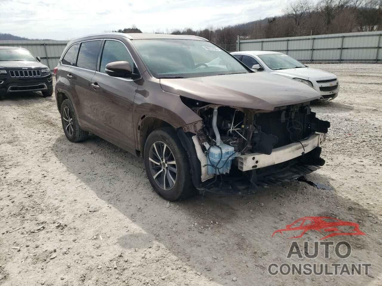 TOYOTA HIGHLANDER 2017 - 5TDKZRFHXHS211392