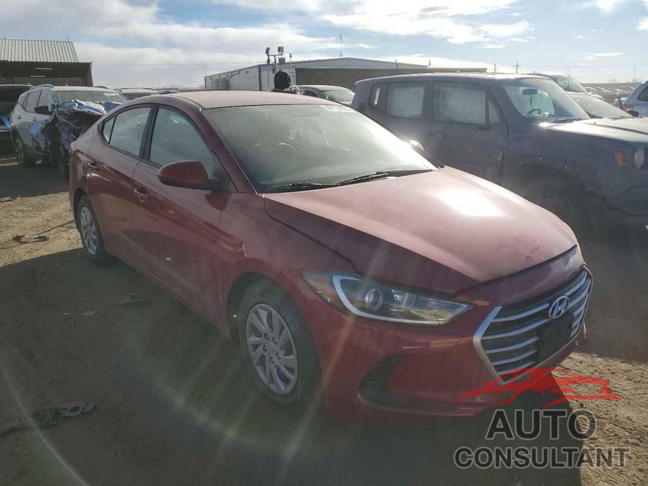 HYUNDAI ELANTRA 2017 - KMHD74LF9HU429092