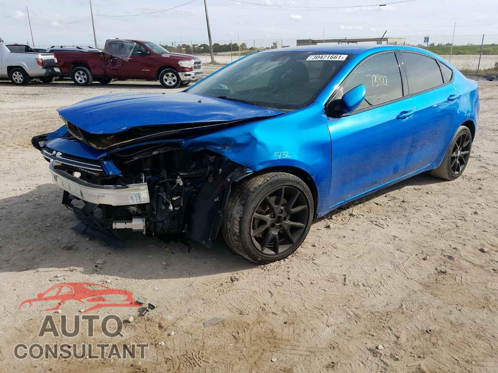 DODGE DART 2016 - 1C3CDFAA2GD643937