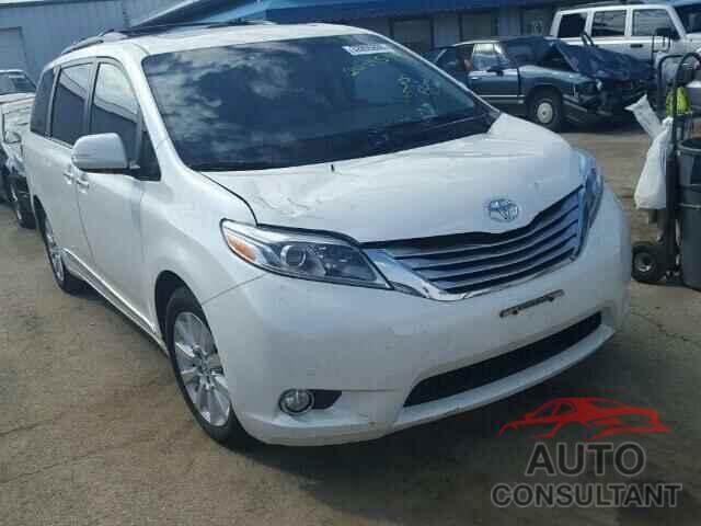 TOYOTA SIENNA 2015 - 5TDYK3DC9FS552749