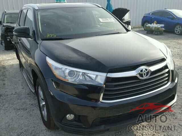 TOYOTA HIGHLANDER 2015 - 5TDKKRFHXFS114002