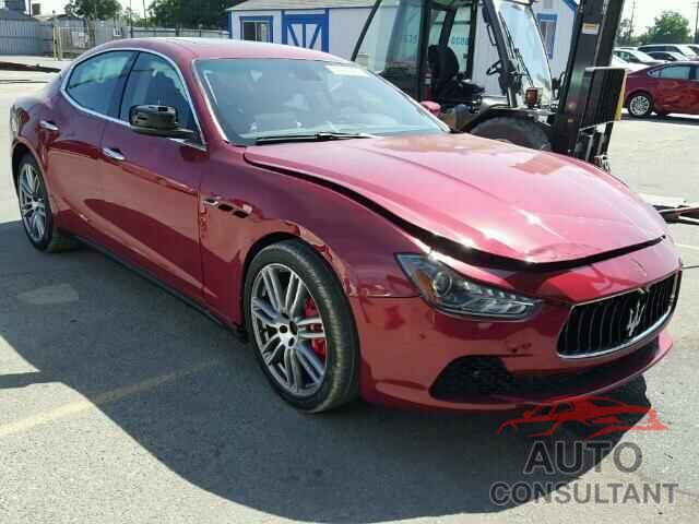 MASERATI ALL MODELS 2016 - ZAM57RSA0G1177305