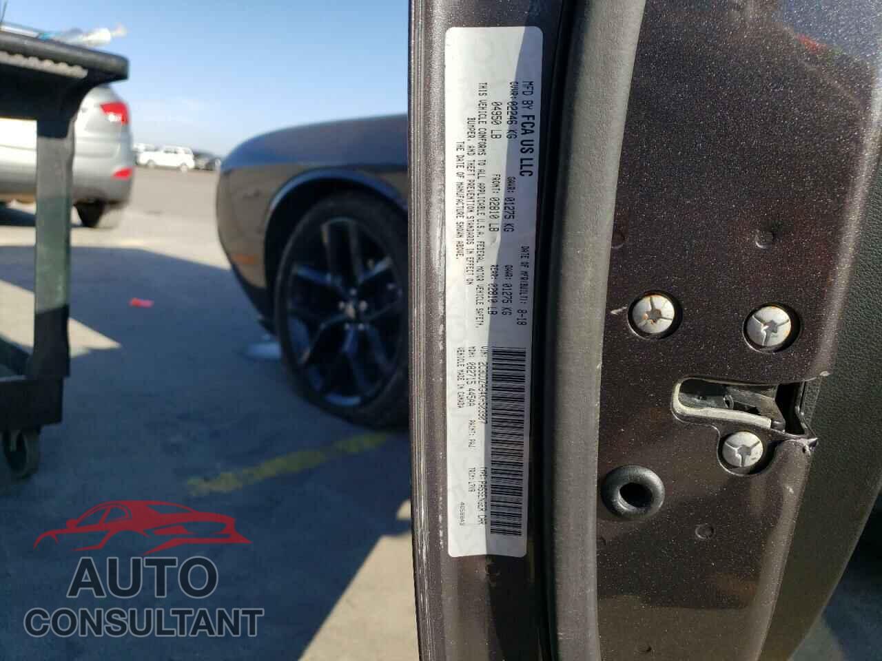 DODGE CHALLENGER 2019 - 2C3CDZAG4KH503907