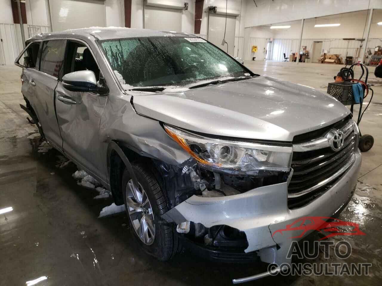 TOYOTA HIGHLANDER 2016 - 5TDBKRFH3GS347527