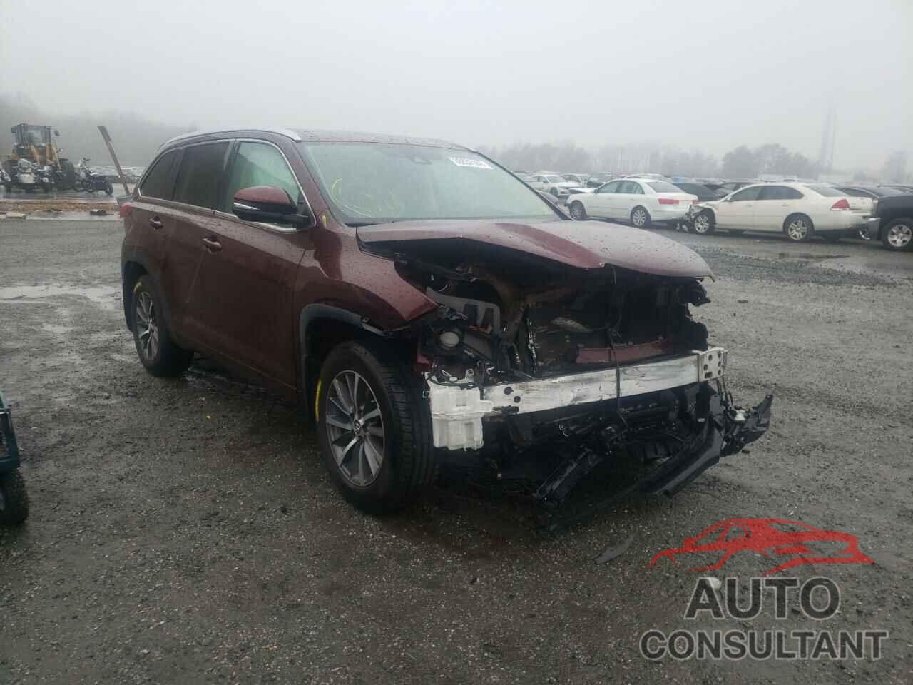 TOYOTA HIGHLANDER 2017 - 5TDJZRFH4HS409252