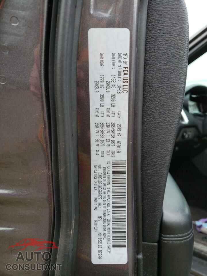 DODGE DURANGO 2017 - 1C4RDJDG1HC660079