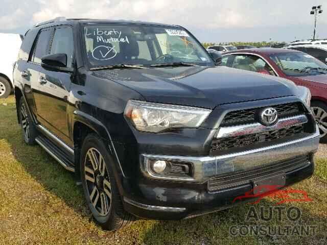 TOYOTA 4RUNNER 2016 - JTEZU5JR9G5110902