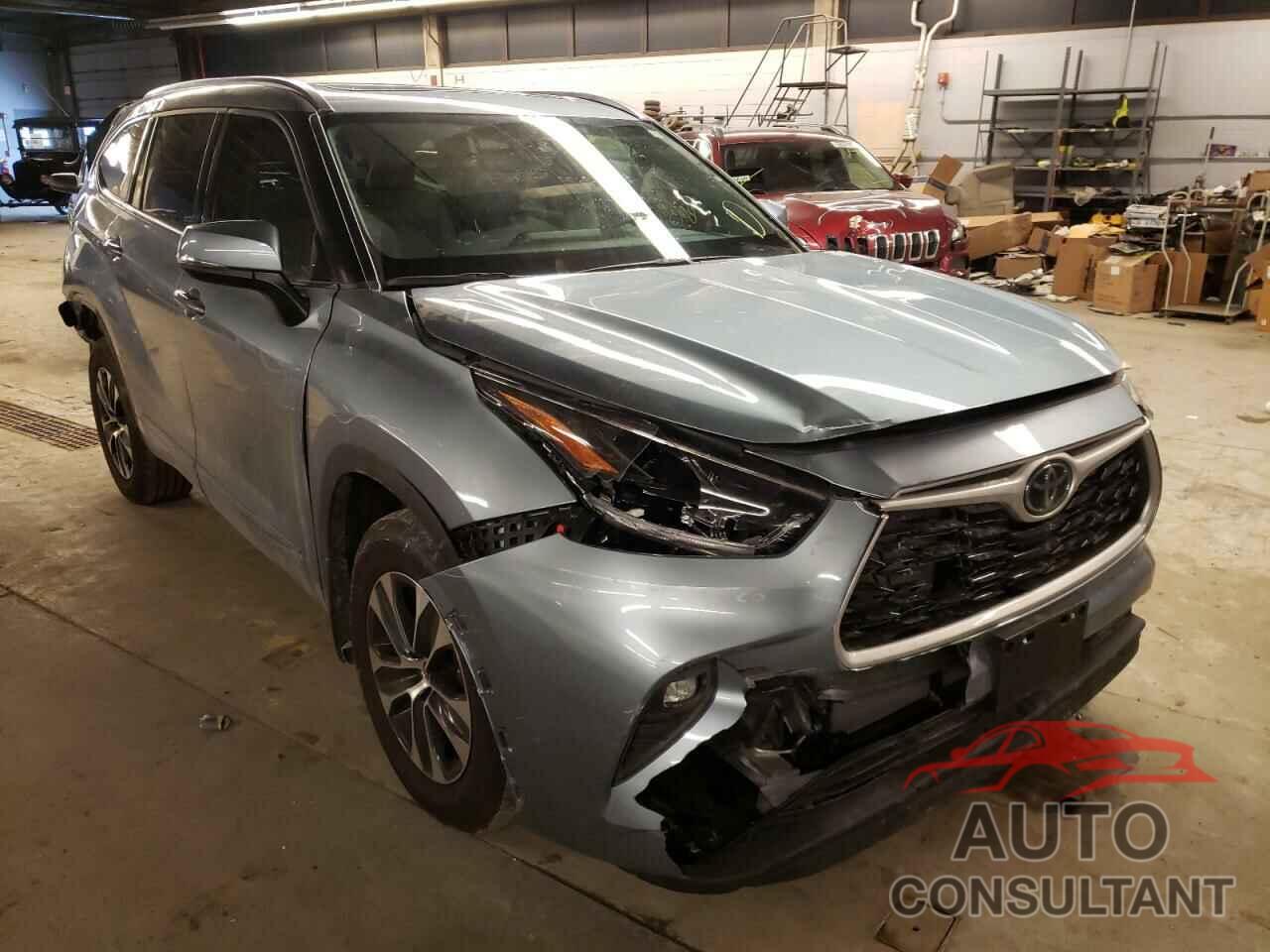 TOYOTA HIGHLANDER 2021 - 5TDHZRBH8MS101399