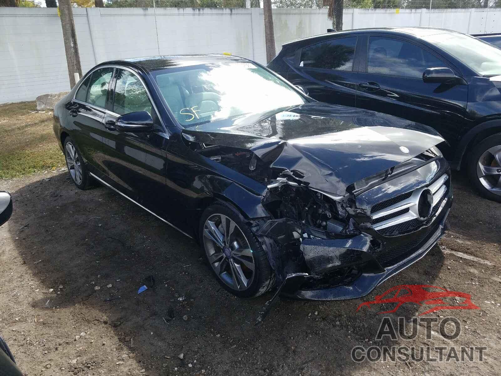 MERCEDES-BENZ C CLASS 2017 - 55SWF4JB4HU207650