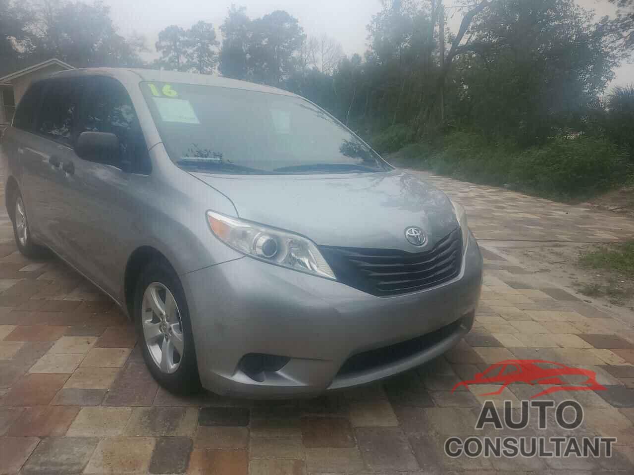 TOYOTA SIENNA 2016 - 5TDZK3DCXGS722686